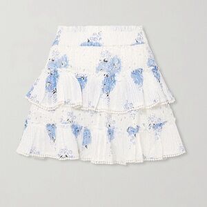 Loveshackfancy bliss mini skirt